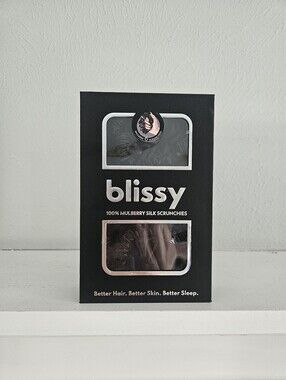 NWT/New In Box- Blissy Mulberry Silk Scrunchies- 6 Pack